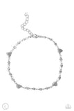 Paparazzi Highlighting My Heart - Silver Anklet
