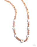 Paparazzi Daisy Deal - Orange Necklace