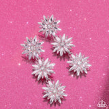 Paparazzi Petaled Princess - Pink Earring