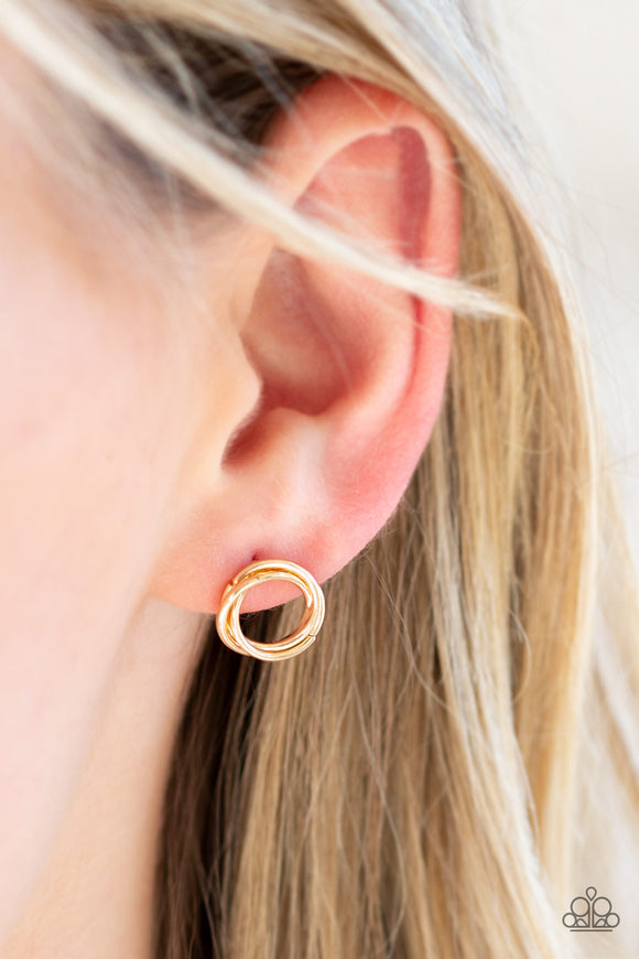 Paparazzi Simple Radiance - Gold Earrings