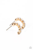 Paparazzi Carefree Couture - Gold Earrings
