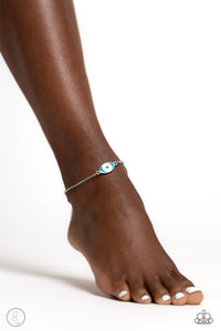 Paparazzi SEA You Later - Blue Anklet