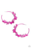 Paparazzi Shimmery Swarm - Pink Earring