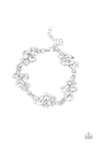 Paparazzi Duchess Dowry - White Bracelet