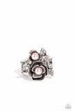 Paparazzi Fine BLOOMING - Pink Ring
