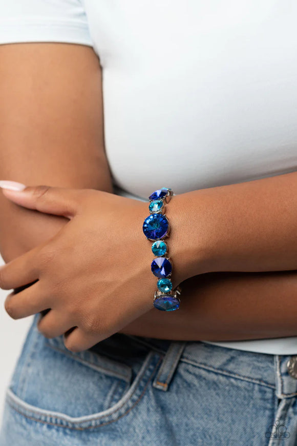 Paparazzi Refreshing Radiance - Blue Bracelet