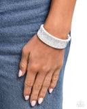 Paparazzi Sprinkling Studs - White Bracelet