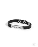 Paparazzi Love Life - Black Bracelet