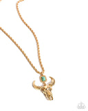 Paparazzi Longhorn Leisure - Gold Necklace