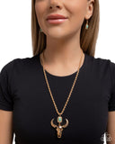 Paparazzi Longhorn Leisure - Gold Necklace