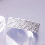 Paparazzi Sprinkling Studs - White Bracelet