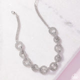 Paparazzi Elegant Embrace - White Necklace