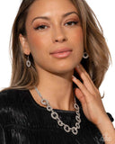 Paparazzi Elegant Embrace - White Necklace