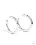 Paparazzi Sleek Spotlight - Silver Earring