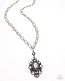 Paparazzi Vintage Selfie - White Necklace