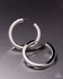 Paparazzi Sleek Spotlight - Silver Earring