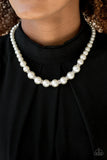 Paparazzi Showtime Shimmer - White Necklace