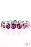 Paparazzi Number One Knockout - Pink Bracelet