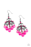 Paparazzi Dip it GLOW - Pink Earring