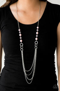 Paparazzi Vividly Vivid - Pink Necklace