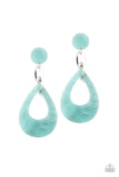 Paparazzi Beach Oasis - Blue Earring