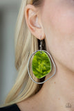 Paparazzi HAUTE Toddy - Green Earring