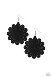 Paparazzi Coachella Cabaret - Black Earrings