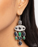 Paparazzi Inspired Interval - Black Earring