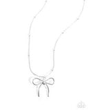 Paparazzi Coquette Chic - Silver Necklace