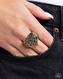 Paparazzi Cheetah Cameo - Brown Ring