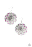 Paparazzi Mandala Mandalay - Pink Earring