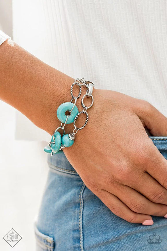 Paparazzi Absolutely Artisan - Blue Bracelet