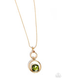 Paparazzi Debutante Delight - Green Necklace