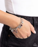 Paparazzi Luxurious Locks - Red Bracelet