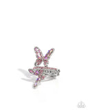 Paparazzi Fluttering Flamenco - Pink Ring