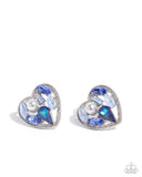 Paparazzi Enamored Effect - Blue Earring