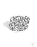 Paparazzi ICE Knowing You - Silver Bracelet