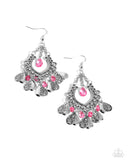 Paparazzi Musical Gardens - Pink Earring