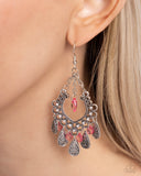 Paparazzi Musical Gardens - Pink Earring