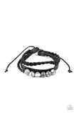 Paparazzi Off Road Rebel - Black Bracelet