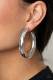 Paparazzi BEVEL in it - Silver Earring
