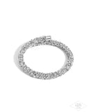 Paparazzi Roll Out The Glitz - Silver Bracelet