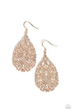 Paparazzi Meadow Magic - Rose Gold Earring