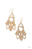 Paparazzi PLAINS Jane - Gold Earring