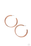 Paparazzi Candescent Curves - Copper Earring