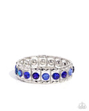 Paparazzi Taking SQUARE Of Business - Blue Bracelet