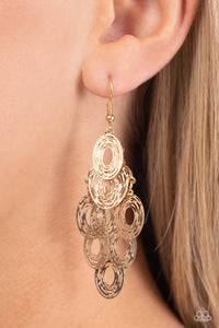 Paparazzi Thrift Shop Twinkle - Gold Earring