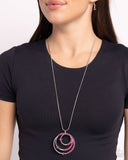 Paparazzi Ecliptic Elegance - Pink Necklace