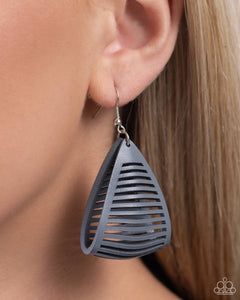 Paparazzi In and OUTBACK - Silver Earring