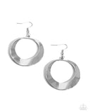 Paparazzi Urban Eclipse - Silver Earring